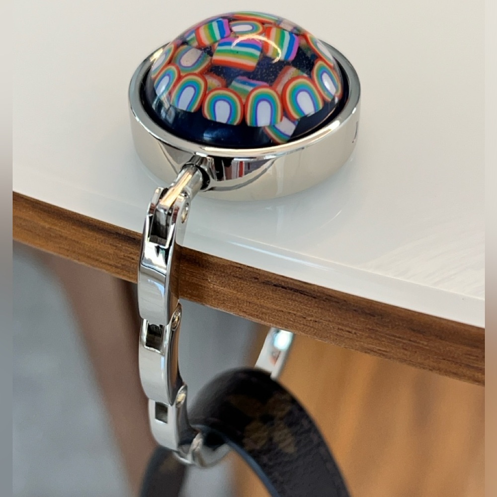 Foldable Bag Hook/Purse Hanger - Rainbows - Candy - Fits Most Tables